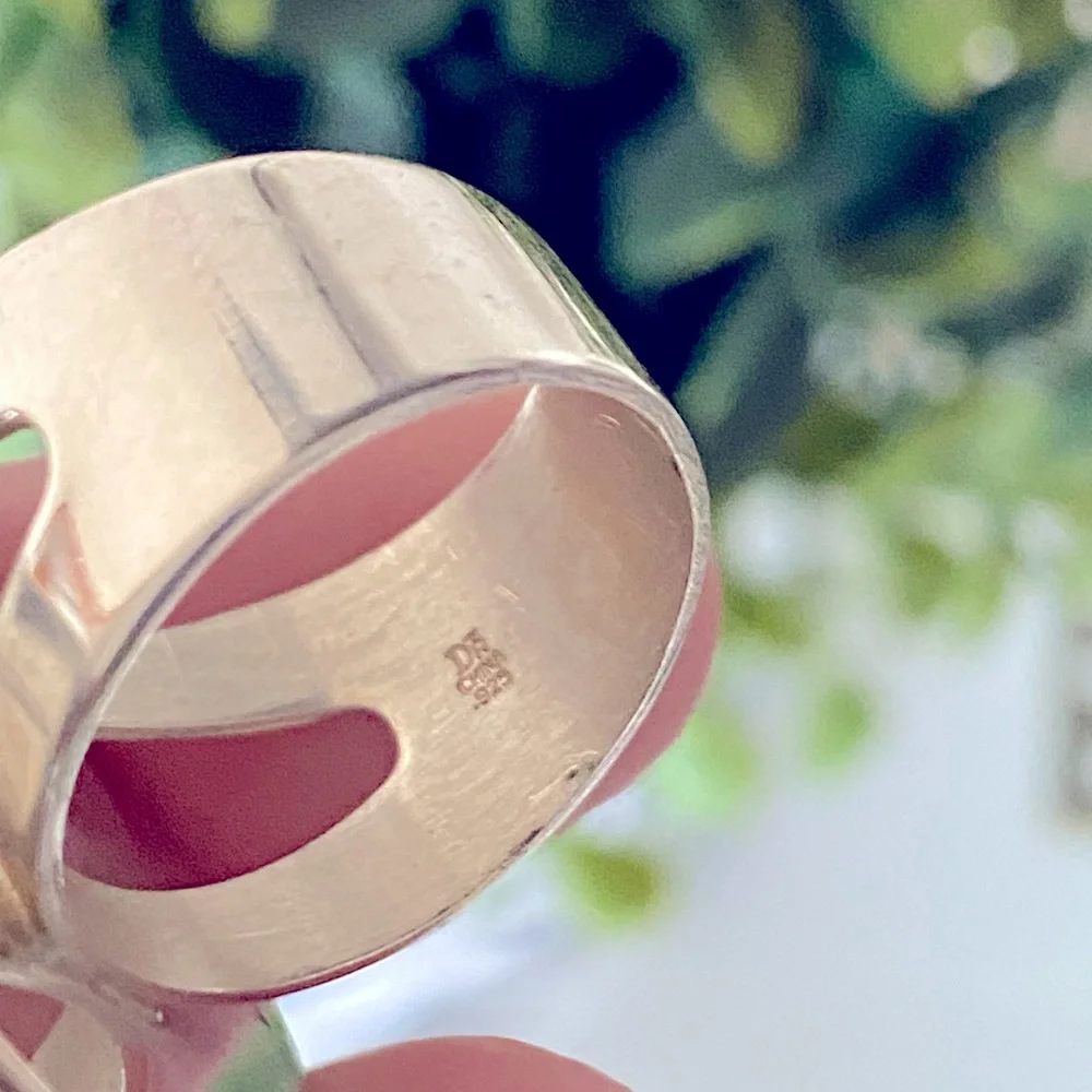 Jay King Angel Peak Turquoise and Blue Lapis Sterling Silver Ring 7.5 RET $160 - Picture 3 of 4